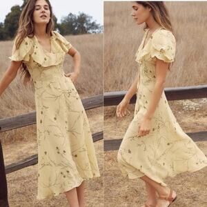 Christy Dawn Daisy Floral Midi Dress